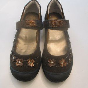 Balleto Women's  Brown Leather Ballet Flats Size 5